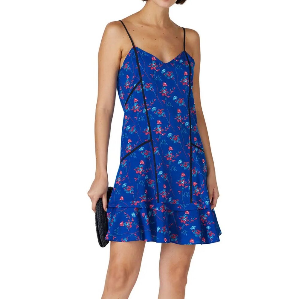Thakoon Blue Floral Shift Dress 6
